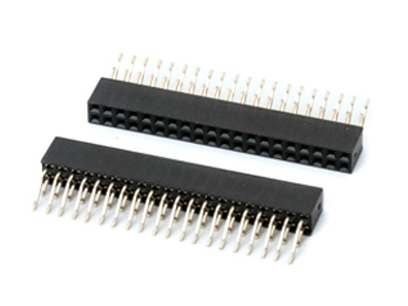 2.54mm 8.5H 雙排90°臥式 SMT(2-40Pin)